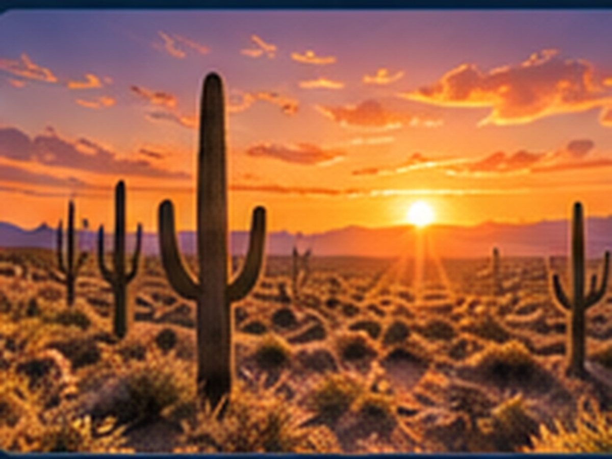 Desert sunset